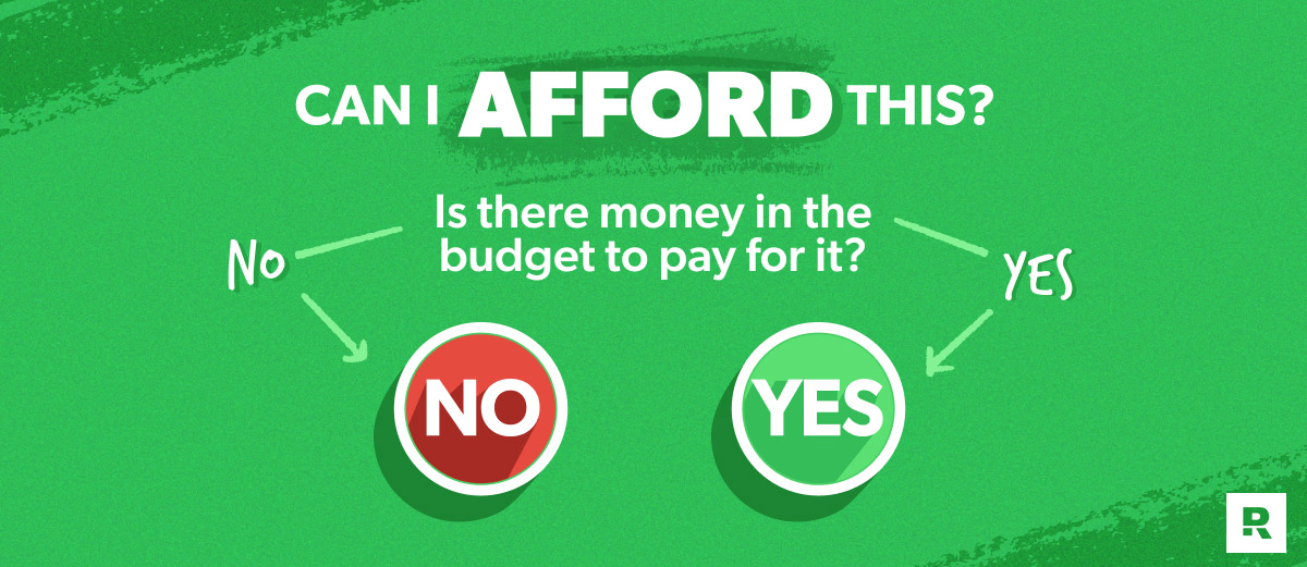 how to know if you can afford`something chart