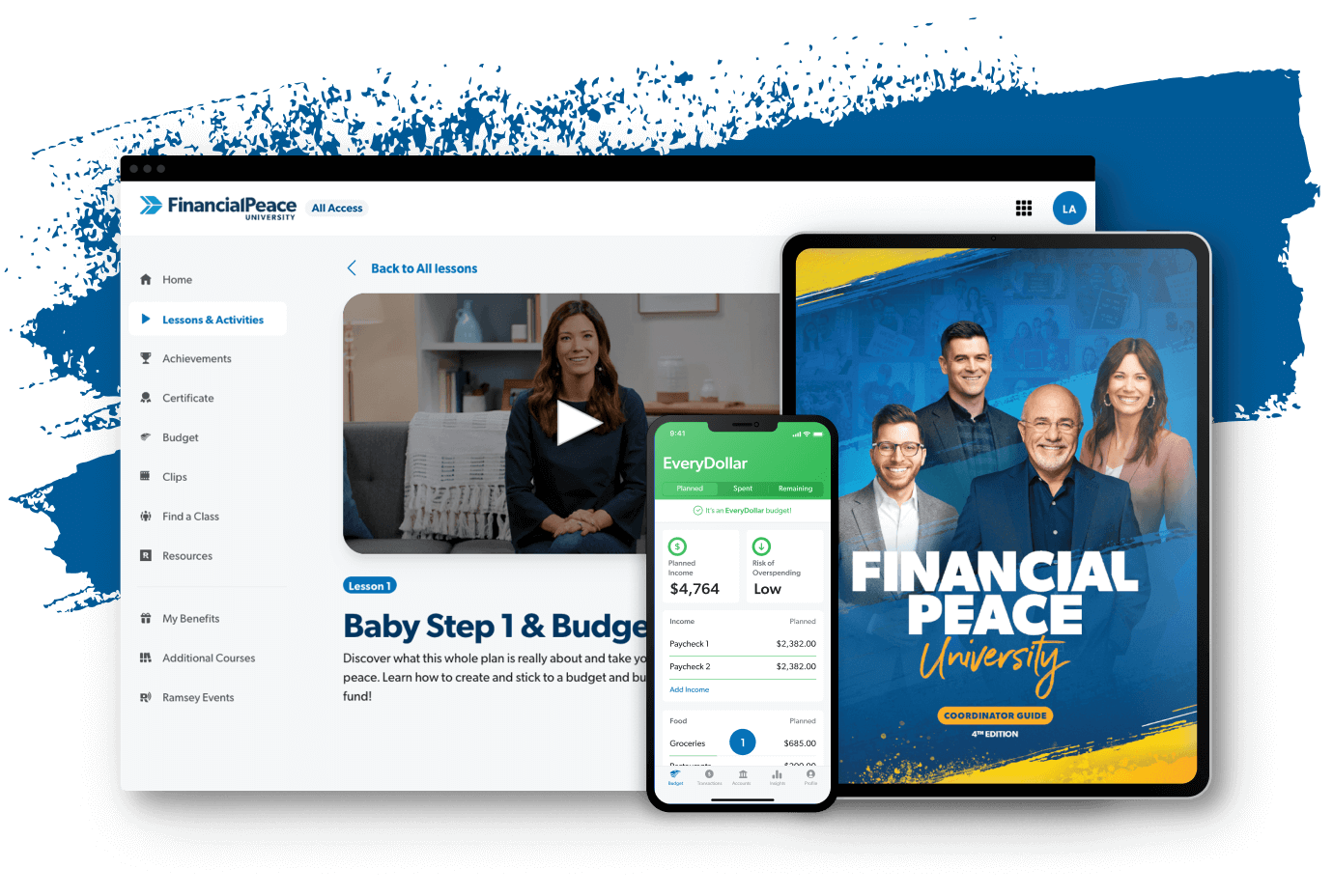 Financial Peace University Coordinator Bundle with Coordinator guide, access to Financial Peace University All Access and EveryDollar budgeting app