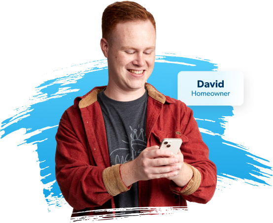 Homeowner and Churchill customer, David