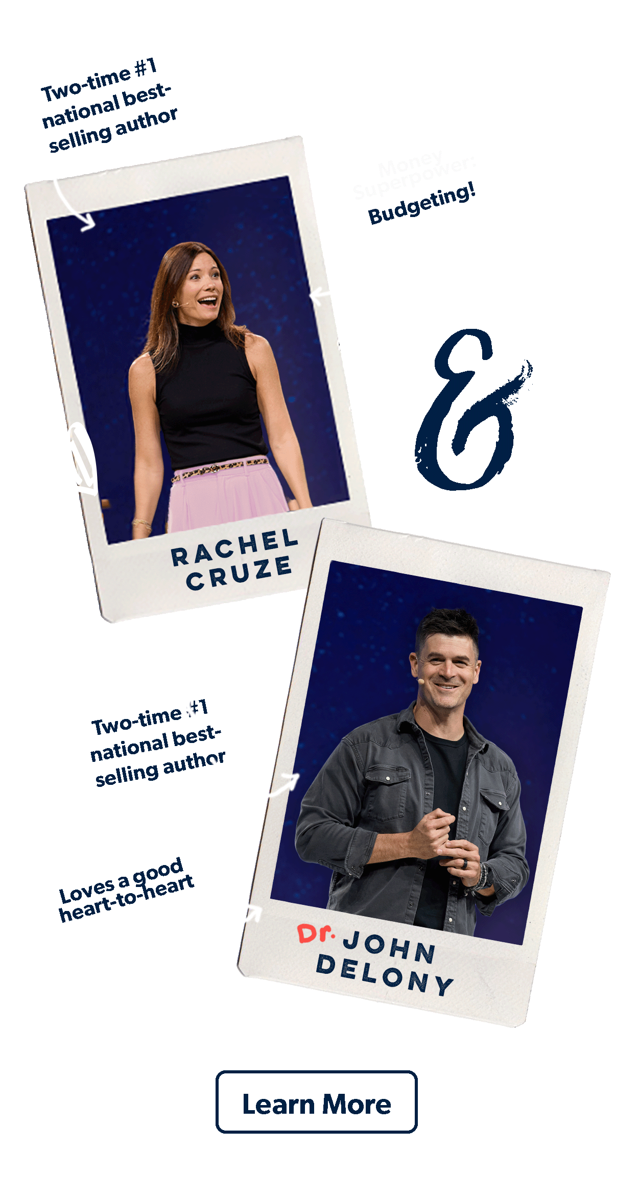 Rachel Cruze and Dr. John Delony