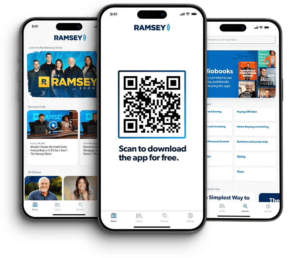 Ramsey Network App Home Page 