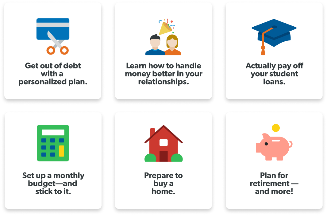 handle your money better and develop a personalized plan.